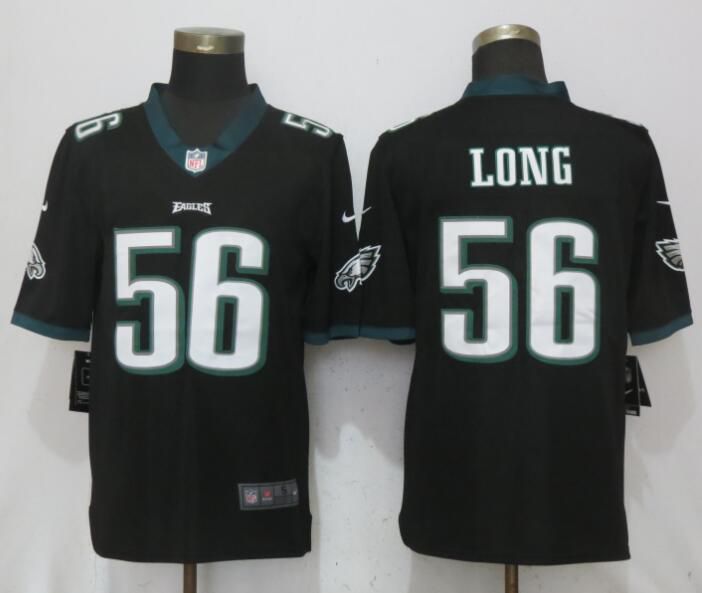 Men Philadelphia Eagles #56 Long Black Vapor Untouchable New Nike Limited NFL Jerseys->philadelphia eagles->NFL Jersey